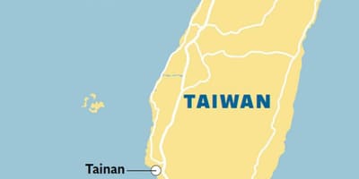 แผนที่ของ tainan เมืองไต้หวัน Name